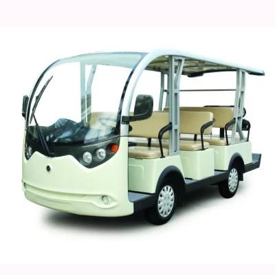 Fashion Shape Design Four-Wheeled 11 Person Sightseeing Club Car (Lt-S8+3)