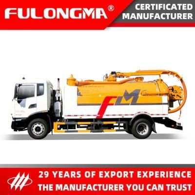 Fulongma Pipeline Jetting and Cleaning Sewage Dredging Special Truck