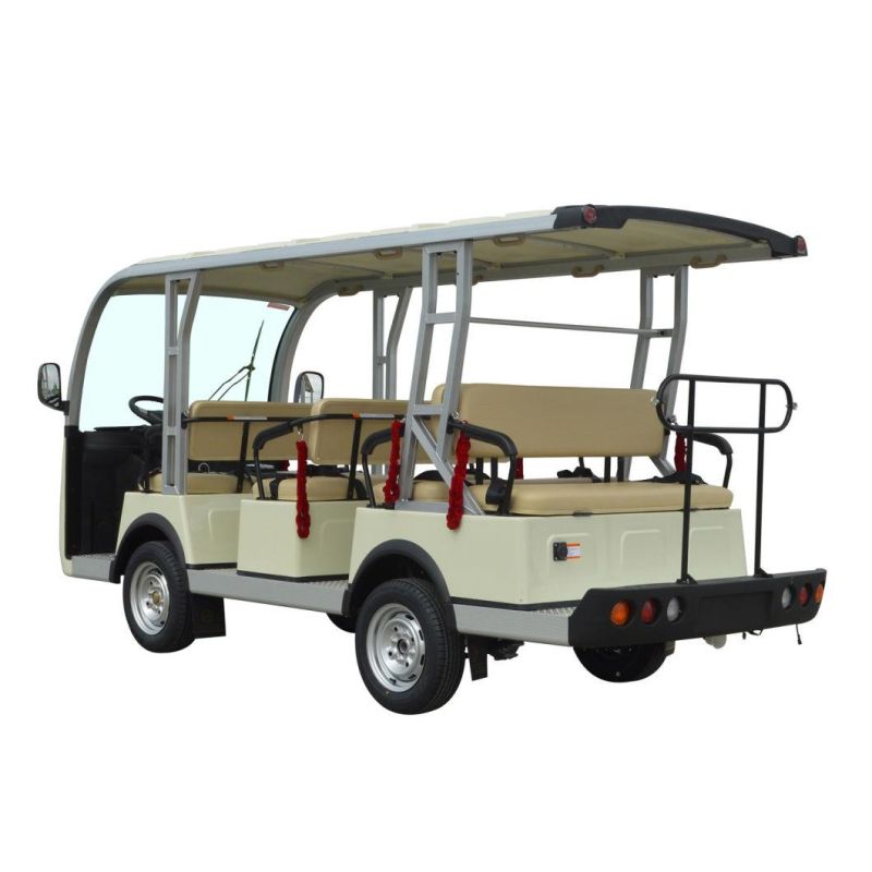 Anti-Fatigue Luxury China Manufacturer Electric Airport Shuttle Bus Car (Lt-S8+3)