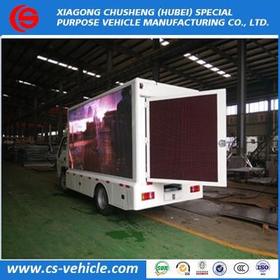 HOWO 4X2 P6 LED Video Wall Mobile Digital LED Billboard Truck