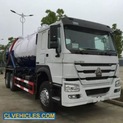 Sinotruk HOWO 6X4 24000L 24m3 Sewage Suction Vacuum Truck