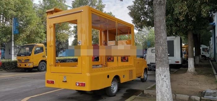 China Hot Sale Export Outdoor Broadcasting Trucks with 4-Sides Scrolling Poster Display Billboard Advertising Truck