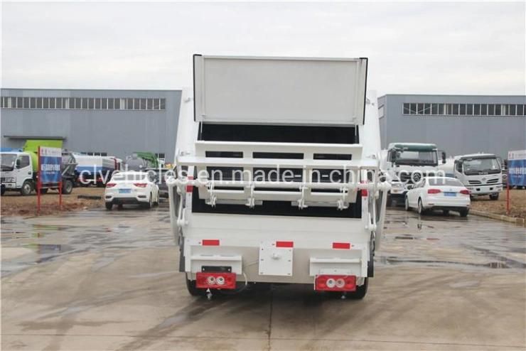 Foton 4X2 8cbm (6000kg) Garbage Tank Compressed Refuse Compactor Truck