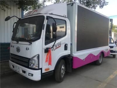 HOWO Light Dongfeng FAW Chassis P4 P5 P6 Mobile Advertising Truck Price for Sale