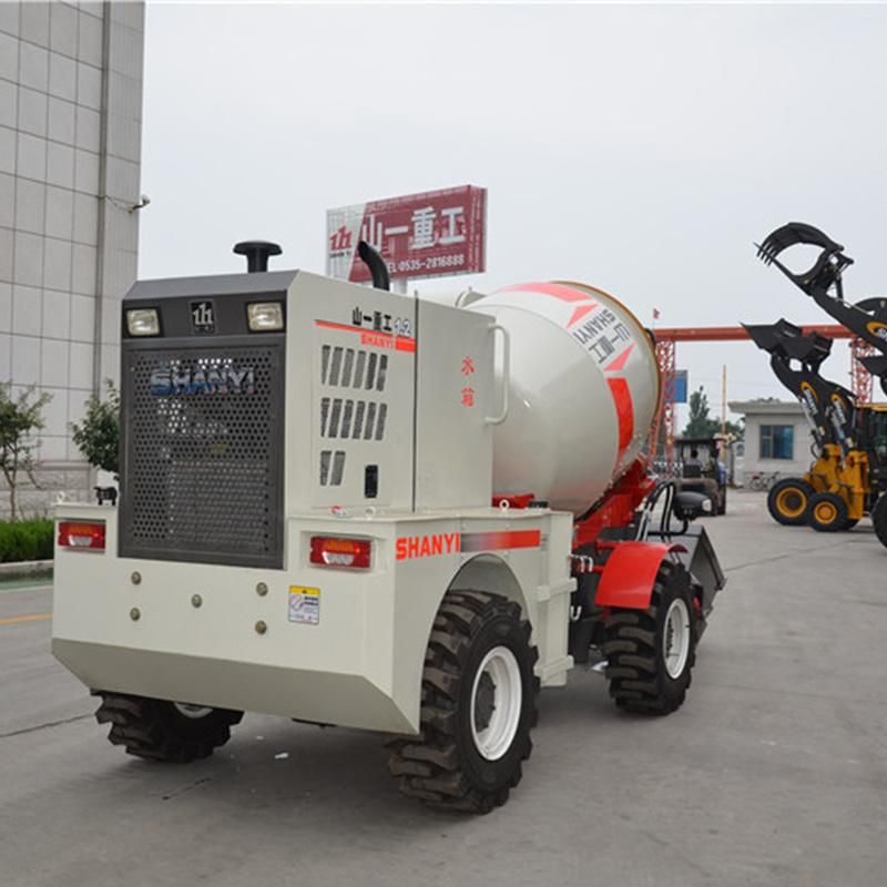 Diesel Self Loading Mobile Concrete Cement Mixer Truck Machine with 4m3 Batch