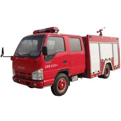 Japan Brand Double Row Cabin 2, 000L 3, 000L Water Tanker Fire Fighting Truck Cheap Price