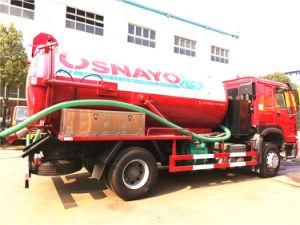 Special Truck HOWO Vacuum Suction Sewer Cleaning