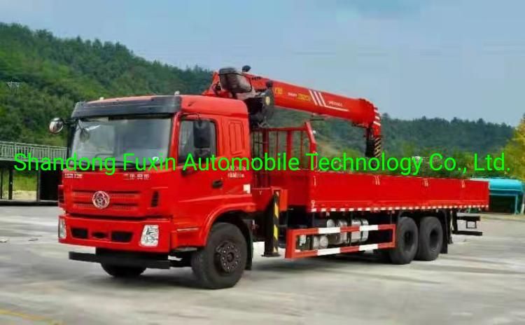 Official /8 Ton Hydraulic Arm Boom Crane Truck Mounted Loader Lorry Crane for Sale