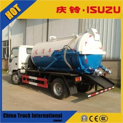 Isuzu Npr 600p 4*2 120HP Vacuum Sewage Suction Truck