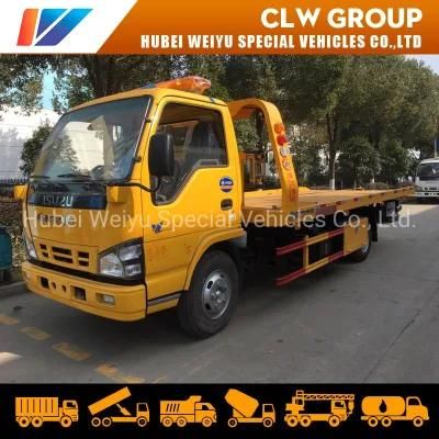 Isuzu Cheap Wrecker Tow Truck 2t 3t 5t 6t 8t 10t Customized Flatbed Road Recovery Vehicle