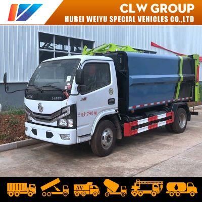 Dongfeng 5cbm/5000L Side Loading Garbage Truck Hydraulic Lifting Garbage Collection Truck Waste Management
