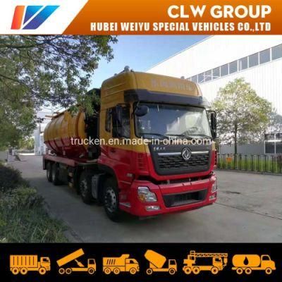 Dongfeng 35m3/35000litres Heavy Duty Vacuum Tank Sewage Suction Truck