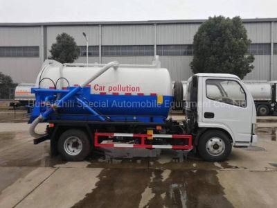 Dongfeng DFAC New Captain 5000liter Sewage Vacuum Tanker