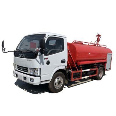 DFAC 4X2 Fire Fighting Tanker Truck with 5, 000 Liters Capacity Carbon Steel Water Tanker for Sales
