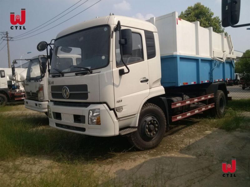 12~14m3 Capacity 4X2 Dong Feng Compressed Garbage Truck with