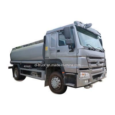 HOWO 4X2 15000liters 15m3 18m3 20m3 Water Tank Truck