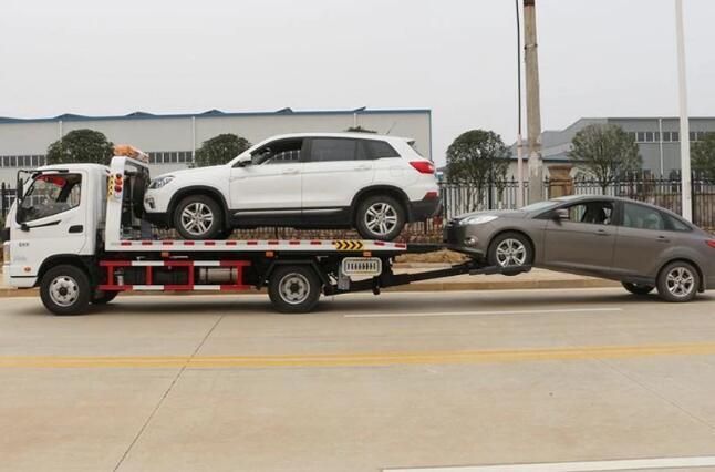 Foton 4X2 4 Ton 130HP Road Recovery Wrecker Flatbed Tow Truck