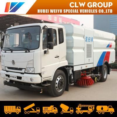 China Dongfeng 8tons High Pressure 8cbm Water Tank and 7cbm Dust Tank Sweeper Truck Road Washing Cleaning Sweeping Truck