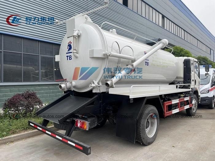 Sinotruk HOWO 8cbm High Pressure Sewer Dredge Vehicle Septic Tank Cleaning Truck Sewage Vacuum Suction Trucks