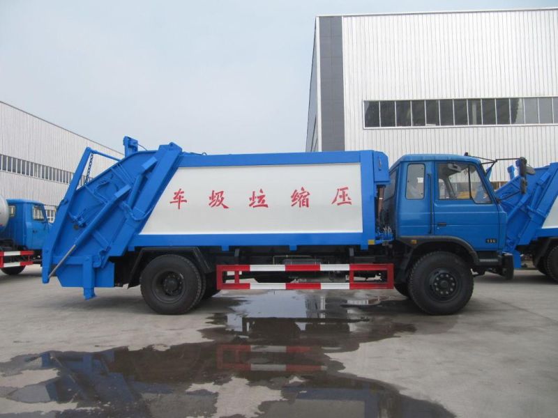 4X2 Waste Rear Loading Compressed Garbage Truck