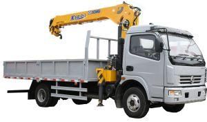 Good Quality Dongfeng 4X2 Cargo Truck with 3.2tons Crane for Sale