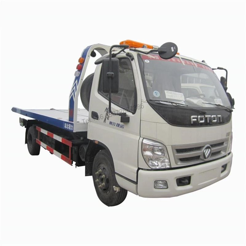 Foton Aoling Flatbed 3 Ton 4 Ton 6 Ton Tilt Tray Wrecker Tow Truck