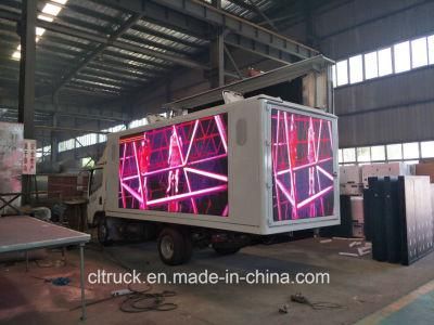 Customized P4 P5 P6 Digital Mobile Billboard Truck Small Outdoor Advertising Trucks with Uutdoor Sound System for Sale