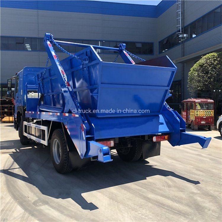 Sinotruk HOWO 10m3 8m3 Skip Loader Garbage Truck 14t