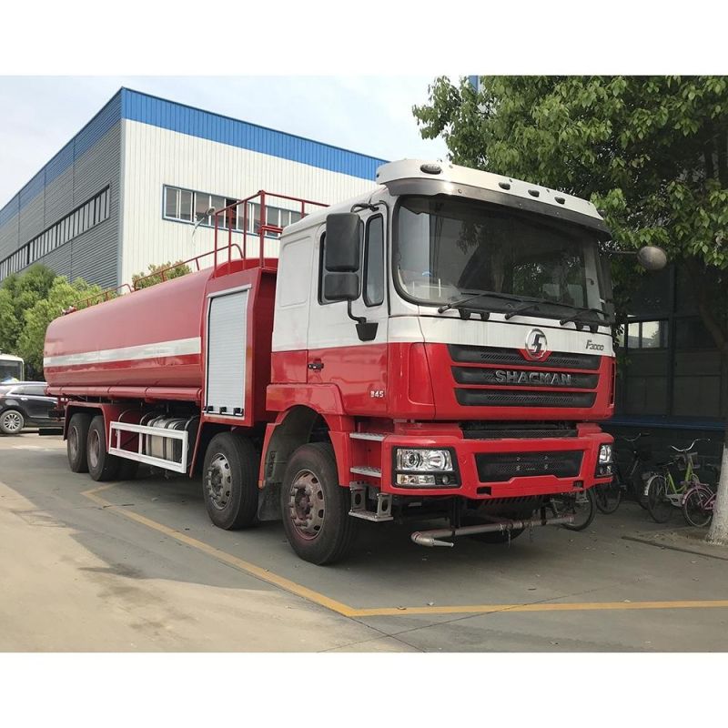 Quality 60m Range 8X4 375 HP 30000 Liters Water Tank Fire Sprinkler Shacman Fire Fighting Truck for Sale