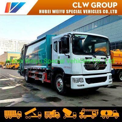 Dongfeng Duolicar D9 16-18cbm 18000liters Garbage Compactor Truck Compressed Garbage Trucks
