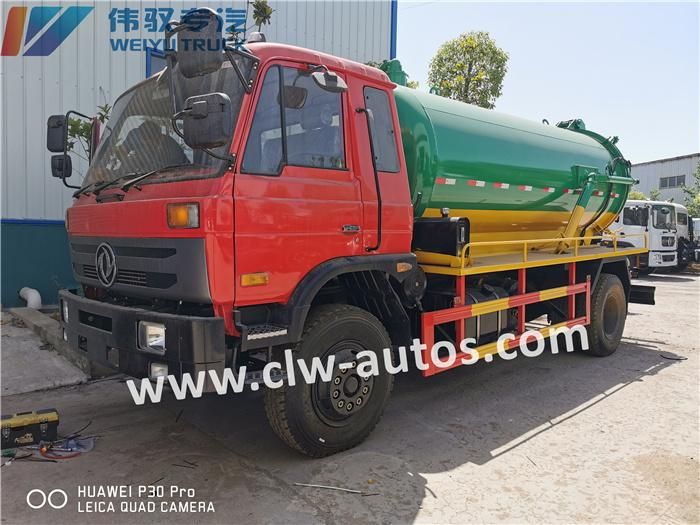 Right Hand Drive 10000L 10000liters 10tons Sewage Sewer Cleaning Suction Vacuum Tanker Truck with Bp Pump for Papua New Guinea