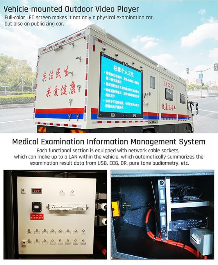 Humanized Interior Mobile Gynecological Examination Vehicle