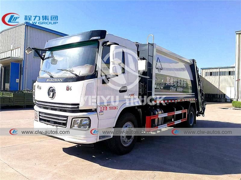 Shacman L3000 14000liters 14cbm 4X2 Compactor Garbage Truck Trash Collection Truck Garbage Removal Truck for Sanitation Services