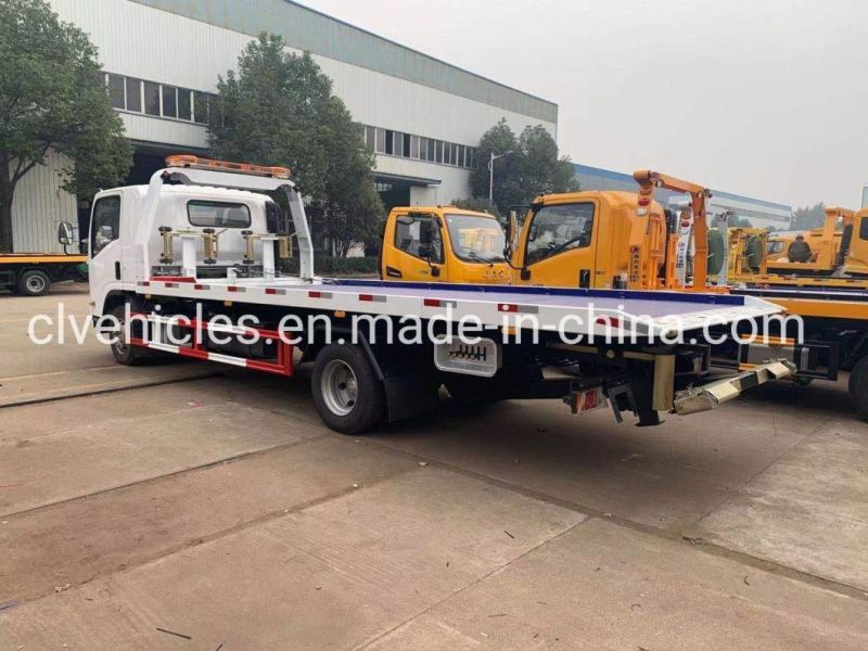 New Design 1suzu 5tons Platform Wrecker Truck Towing Vehicle for Sale