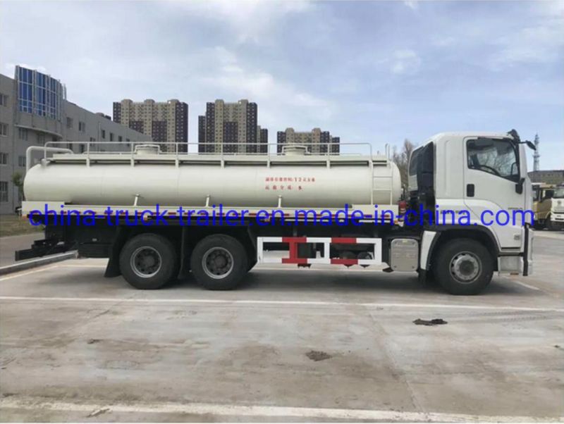 Pitching Equipment Isuzu Qingling Giga 10 Wheeler 380HP Sprinkler Tank Truck