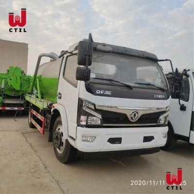 Sinotruk HOWO Dongfeng DFAC Vacuum Sewer Suction Tanker 5ton 3m3 Sewage Suction Truck