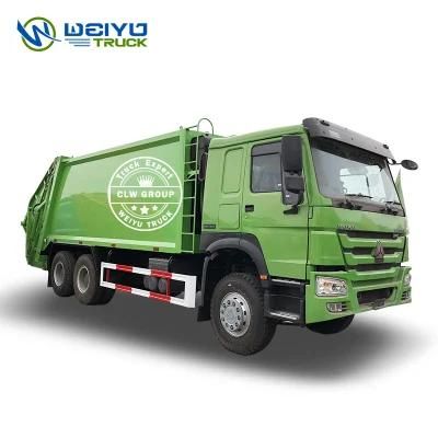 Factory Price HOWO Brand 18cbm Compactor Garbage Truck 6*4 Rhd Waste Removel Truck Hydraulic Control for Sanitation