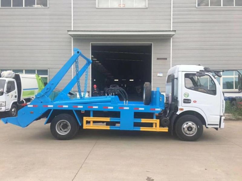 5cbm Dongfeng Swing Arm Garbage Waste Removal Trucks Waste Disposal Truck