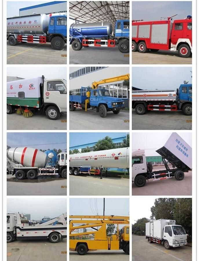 Street Cleaning Stainless Steel Tank Dongfeng Road Sweeper Truck