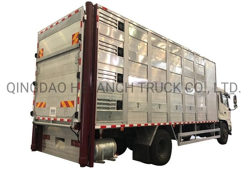 High quality 4 per floor Al-alloy livestock crate for truck/livestock truck
