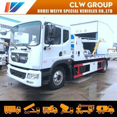 Dongfeng Car Carrier One Towing Three Car Hauler Road Recovery Rollback Tow Truck Flatbed Wrecker