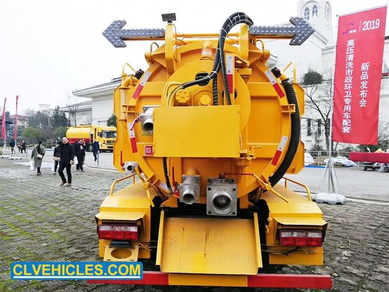 Dongfeng Sewage Vacuum Jetting Industrial Jetting and Flushing Truck