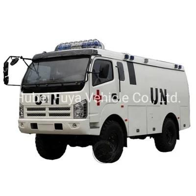 Dongfeng 4X4 4WD Transit Medical Clinic Health Examination Truck Rescue Ambulance Vehicle Mobile Medical Clinic Services Medical Truck