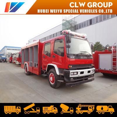 Isuzu/ HOWO/ Dongfeng 4*2 4*4 6*4 Water Foam Dry Powder Tank Fire Rescue Vehicle 3500L-12000L/3.5cbm-12cbm Fire Fighting Emergency Engine Truck