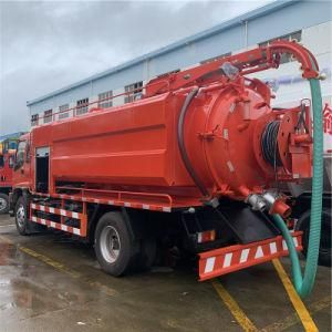 10 Tons Sewage Sucking and High Pressure Cleaning Truck