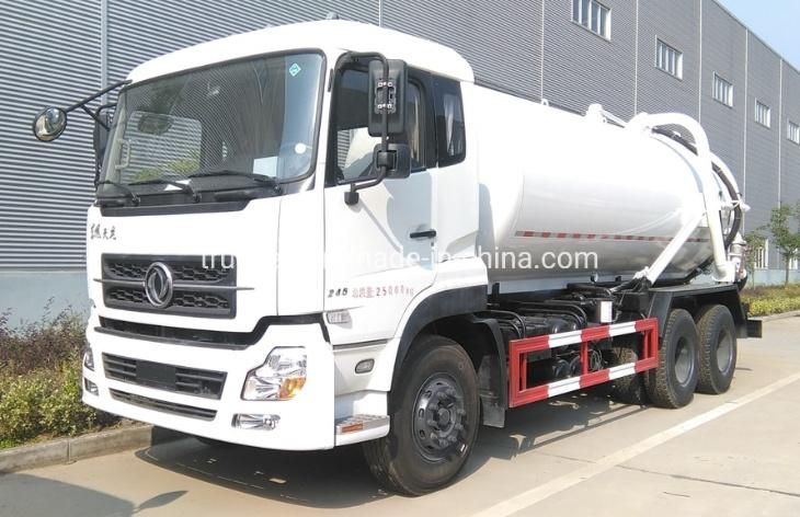 Dongfeng 16000L Municipal Equipment Vacuum Fecal Suction Truck 16000litres Sewer Cleaning Truck