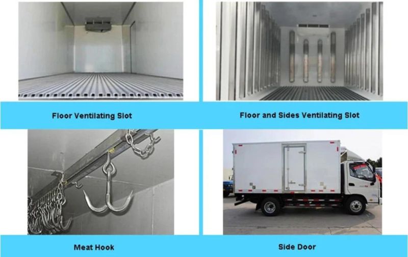 HOWO 10 Ton Food Freezing Freezer Cooling Refrigerator Refrigeration Refrigerated Box Van Truck Price