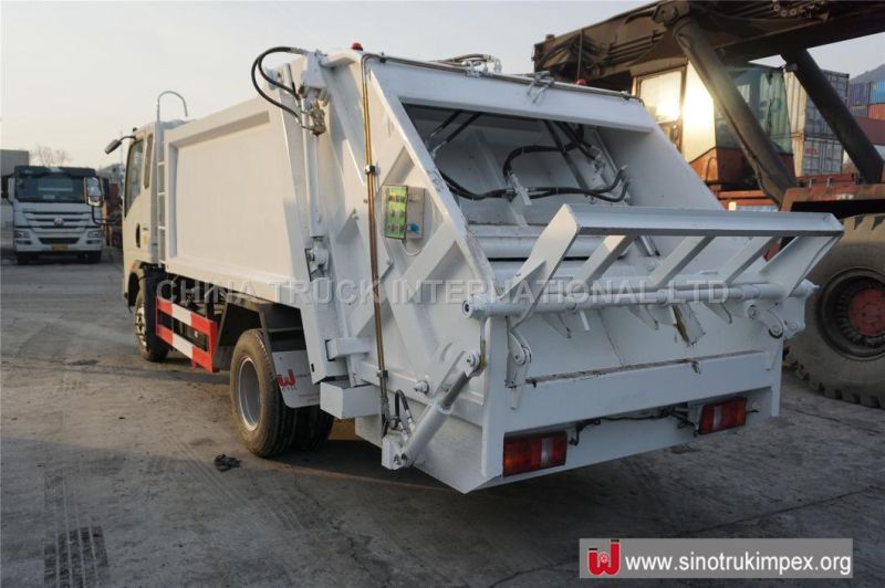 8m3 Sinotruk HOWO Rear Load Refuse Garbage Compactor Truck