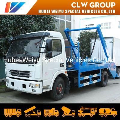 4X2 5cbm Capacity Dongfeng Swept-Body Refuse Collector Swing Arm Container