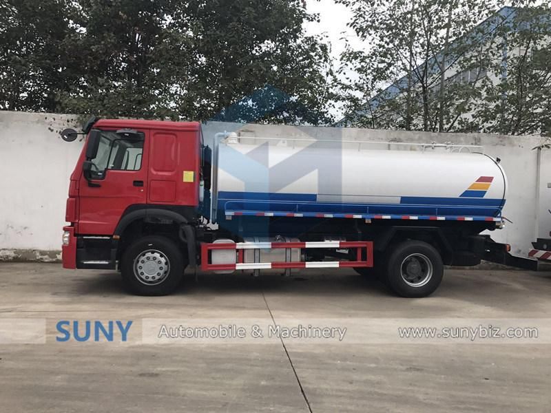 Sino HOWO 10000 Liters Feces Vacuum Suction Tanker Truck for Sale
